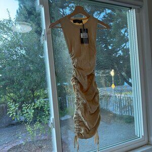 Lioness Military Tie Mini Dress NWT